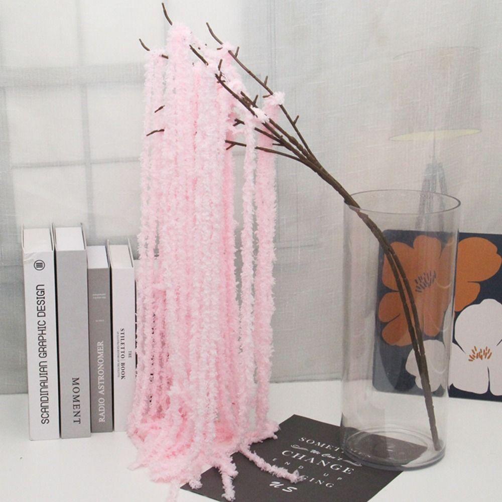 Multicolor Amaranthus Artificial Hanging Plant Ornament Accessories Simulated Amaranthus Caudatus Yarn Photo Props