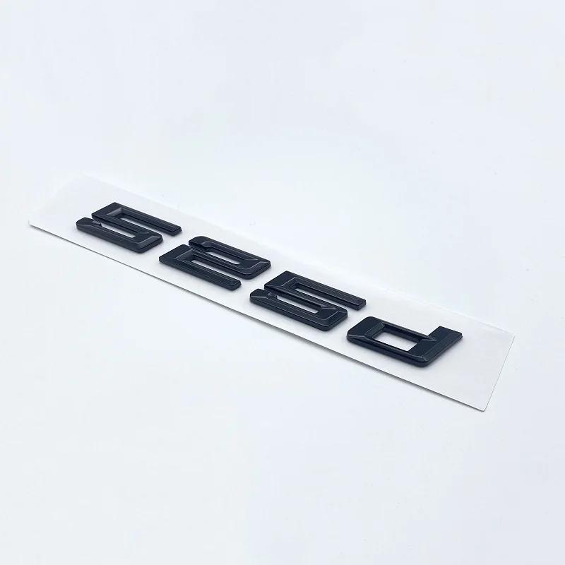 3D Новые Цифры Буквы для BMW 5 Серии E39 E60 E61 F10 F1 520d 523d 525d 530d 535d 540d ABS Эмблема G30 Наклейка на Багажник Автомобиля ut2
