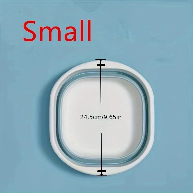 Набор из 3 складных тазов, корзин для стирки, контейнеров для хранения, экономящих место, для мытья посуды, фруктов, кемпинга, стирки, походов, дома