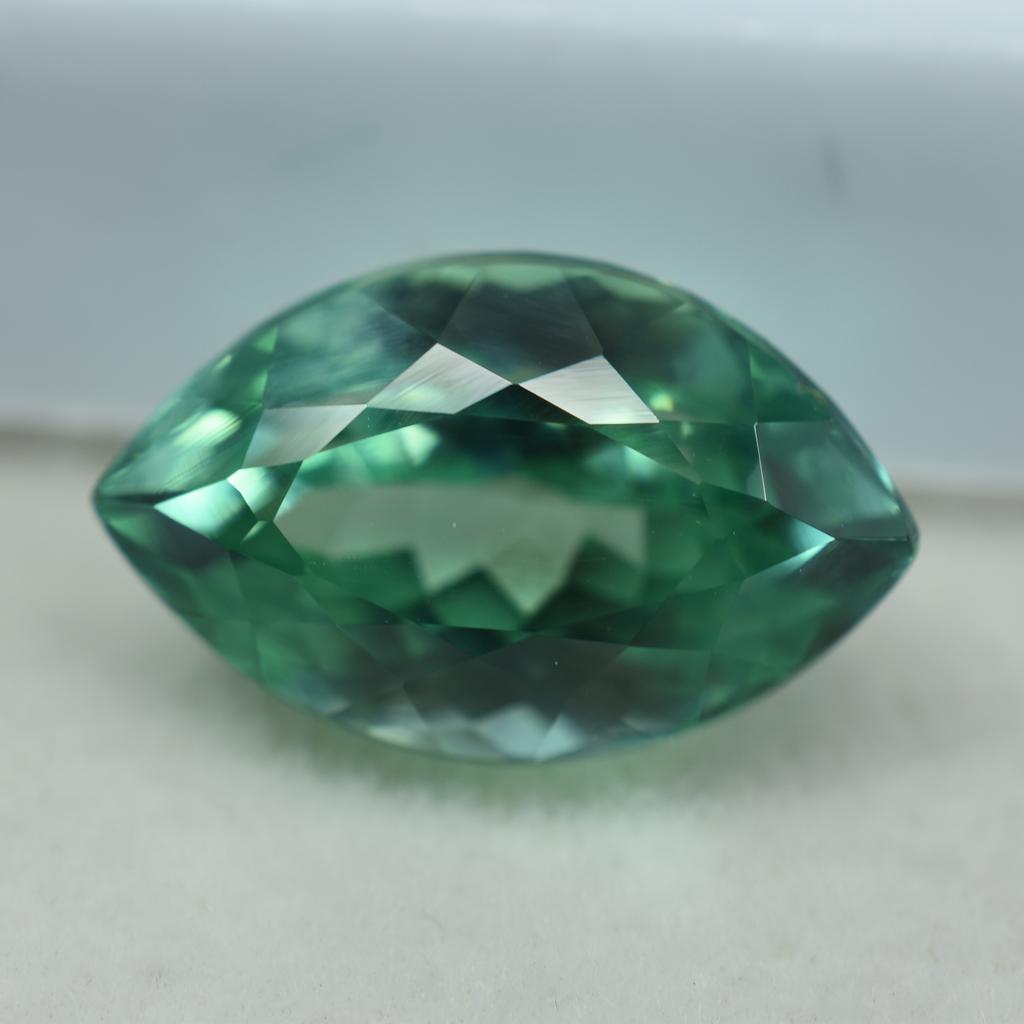 Natural Bluish Green Grandidierite Loose Gemstone 10.23 ct Marquise Cut for Jewelry Making Projects