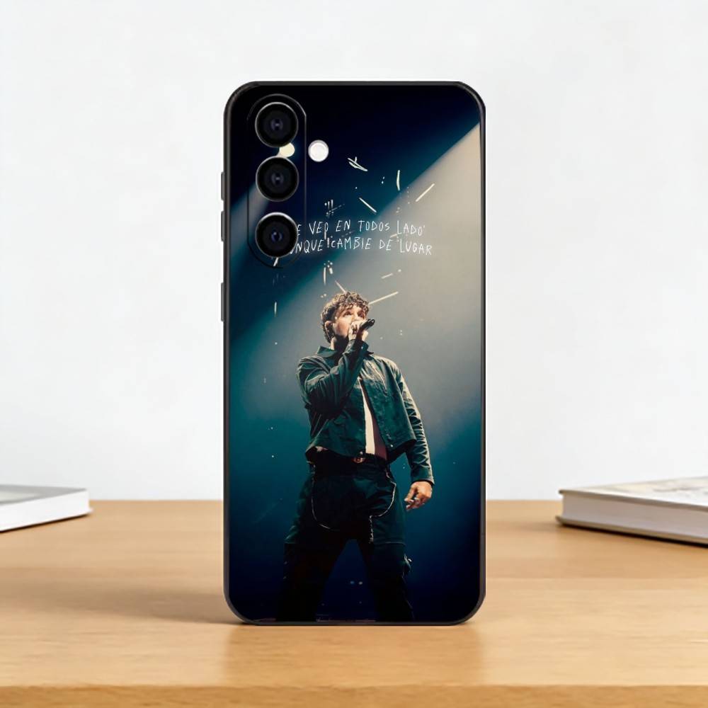 R-Rapper Quevedo Phone Case Black Silicone Soft For Samsung Galaxy A73,A72,A71,A70,A53,A52,A51