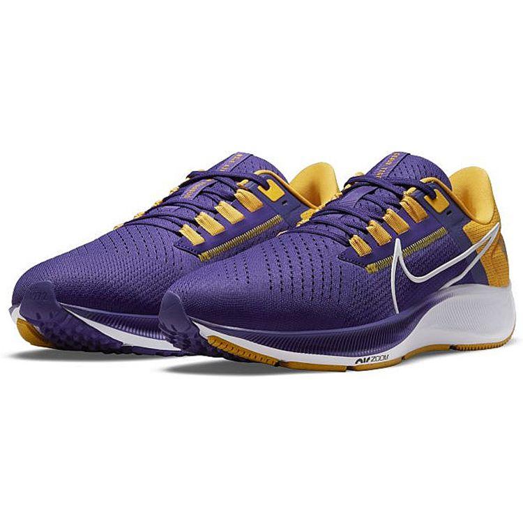 Nike Мужские кроссовки Air Zoom Pegasus 38 LSU Purple Court-Purple University-Gold DJ0831-500
