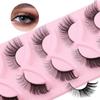 Fox Eye False Eyelashes 5 Pairs Of Eye Tail Lengthening Daily Makeup Stage Eyelashes