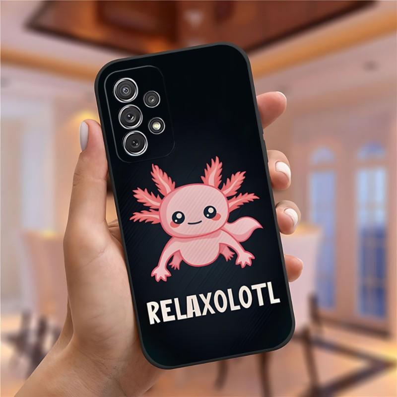 Cute Animal Axolotl Phone Case For Samsung Galaxy S23 S22 S10 S20 S30 S21 S8 S9 Pro Plus Ultra Fe Design Back Cover