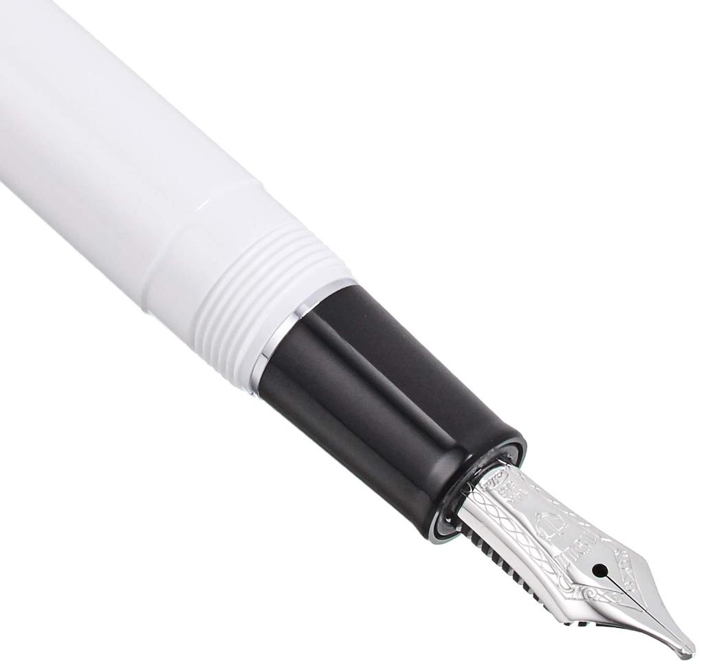 Sailor fountain pen Professional Gear Slim Silver White Zoom 11-1222-710