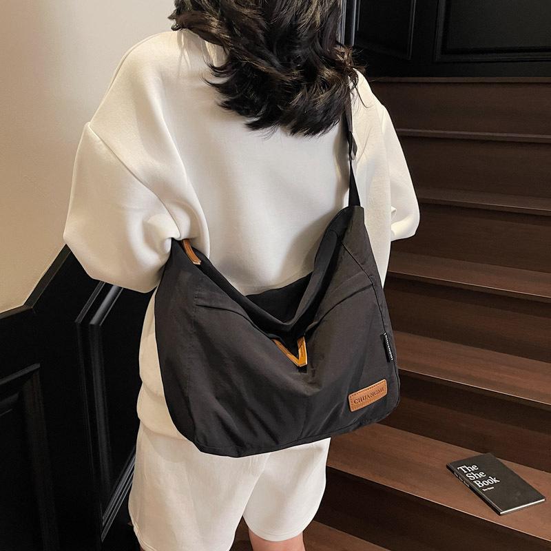 Литературная и универсальная спортивная сумка-мессенджер, повседневная наплечная сумка, большая вместимость, легкий и простой студенческий рюкзак