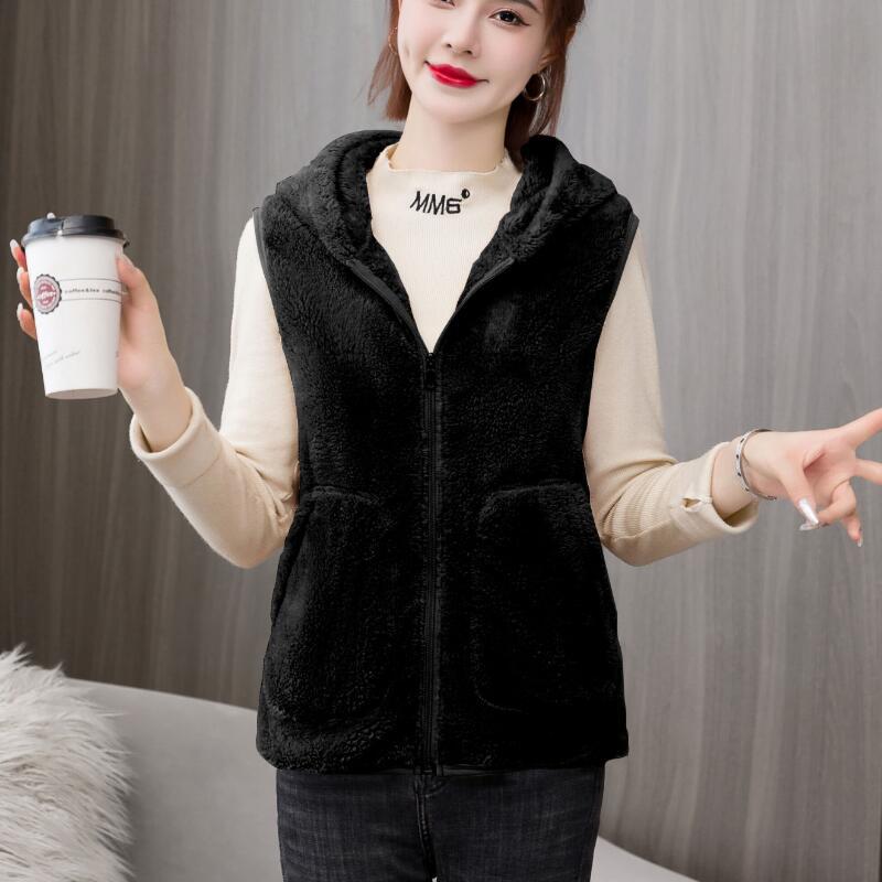 Women's Sleeveless Plus Size Vest Loose Casual Vests Loose Thickened Vest
