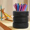 Creative Tire Pen Holder, Personalized Stationery Storage Container, Desktop Manager