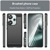 For Xiaomi Poco F6 5G/Redmi Turbo 3 5G Case Carbon Fiber Texture TPU Slim Phone Cover