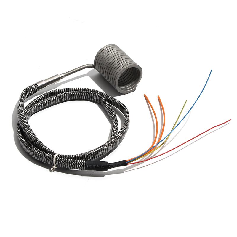 LJXH 220V Нагревательная спираль горячего канала для литьевой машины 3x3мм Специальная для сопла с термопарой K 1шт