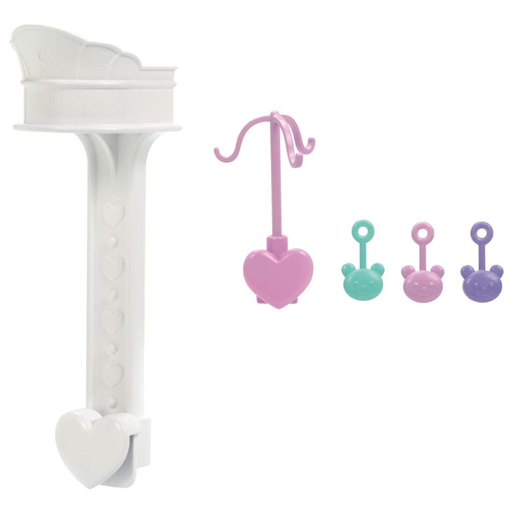 Takara Tomy Triplet Baby Doll Pretend Play Toy for Ages 3 and Meets Toy Safety Standards and ST Mark "Licca-chan LF-09 Crib" Dress-up Up, Certified.