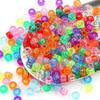 100Pcs 9x6mm Acrylic Transparent Spacer Loose Beads For Jewelry Making