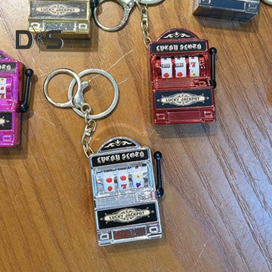 Мини-казино игровая консоль брелок портативный пластиковый брелок забавный подарок для геймеров многофункциональный игровой брелок