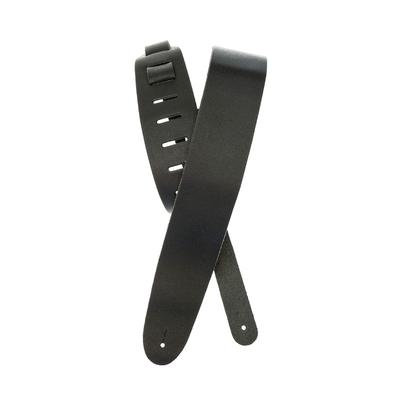 Кожаный гитарный ремень D'Addario 25BL00, Черный,