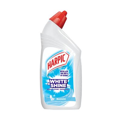 Harpic White & Shine Отбеливающий Дезинфицирующий Очиститель для Туалета 500 мл