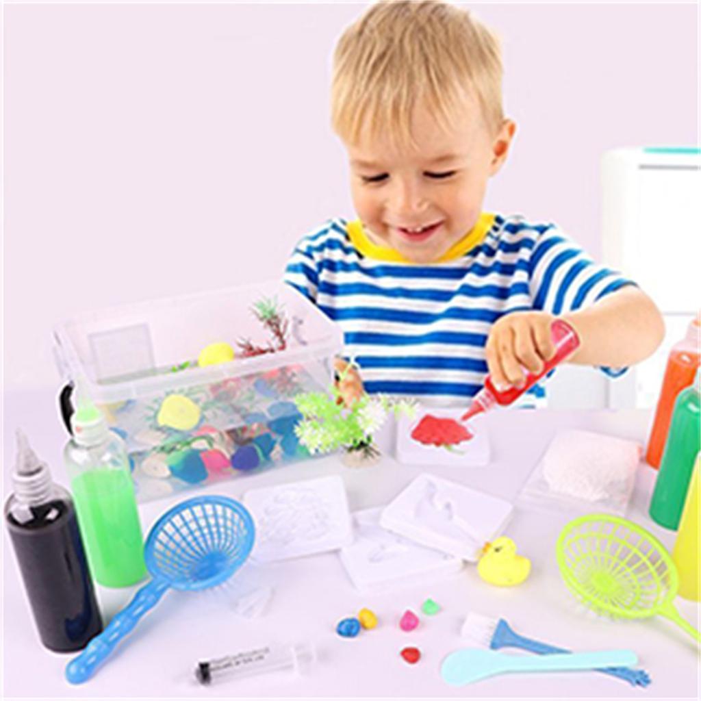Children's Ocean DIY Colloid Toys Children's Solution Toys Diy Set Children's Ocean Enlightenment Toys Children's Educational Toys 120ml
