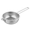 Stainless Steel Stainless Steel Colander Ergonomic Handle Draining Basket  Kitchen Use