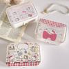 Шкатулка для украшений Hello Kitty Серьги Ожерелья Кольца Шкатулка для хранения украшений Большая вместимость Дорожная портативная сумка Подарок на вечеринку Косметичка