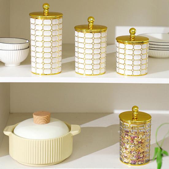 1/3 шт. Банка для хранения Контейнер для хранения продуктов с крышками с резиновой герметизацией Свежесть Штабелируемый Широкое отверстие Кухонная банка для хранения