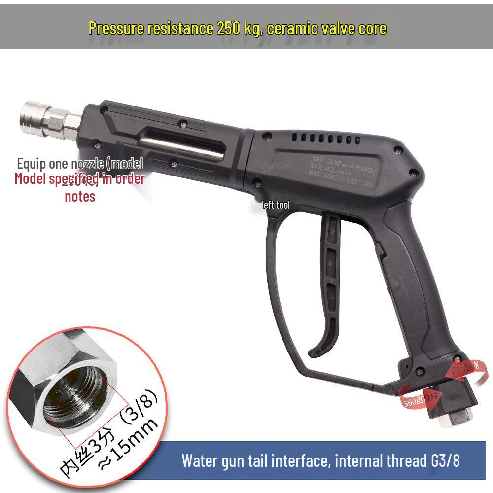 250 кг Автомойка: Головка водяного пистолета высокого давления с керамическим сердечником против запутывания, M14/M18/M22 280360.