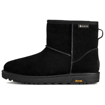 Классические Мини Gtx Теплые Водонепроницаемые Простые Удобные Короткие Зимние Ботинки Женские ботинки Черный 1171571-BLK