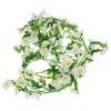 Silk Daisy Flower Garlands Fake Vines for Balcony Wall Decor Spring Summer Theme Wedding Backdrop Hanging Floral Decorations