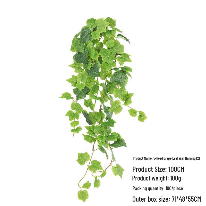 Artificial Green Fern Plant Vines for Indoor/Outdoor Wall Decoration