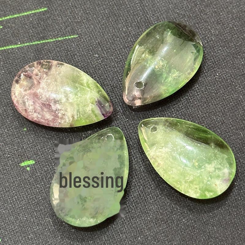 Аметистовый розовый кварц тигровый глаз кристалл капля воды кулон для самодельных ювелирных изделий