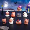 Set of 10 Desk Ornaments Capybara Sculpture Halloween Accents Office Accessories Gift for Guests