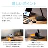 and Iris Ohyama Desk Lamp with Dimmable and Handheld Remote Smartphone USB Symmetrical Black Energy-saving eye-friendly Base, Color-Adjustable,