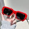 New Brand Rectangle Sunglasses Women Men Shades Retro Square Black Sun Glasses Eyewear Trendy Punk Eyeglasses For Male Uv400