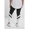 Legging Femme - Urban Classics - Arrow High Waist - Noir/Blanc - Grandes Tailles
