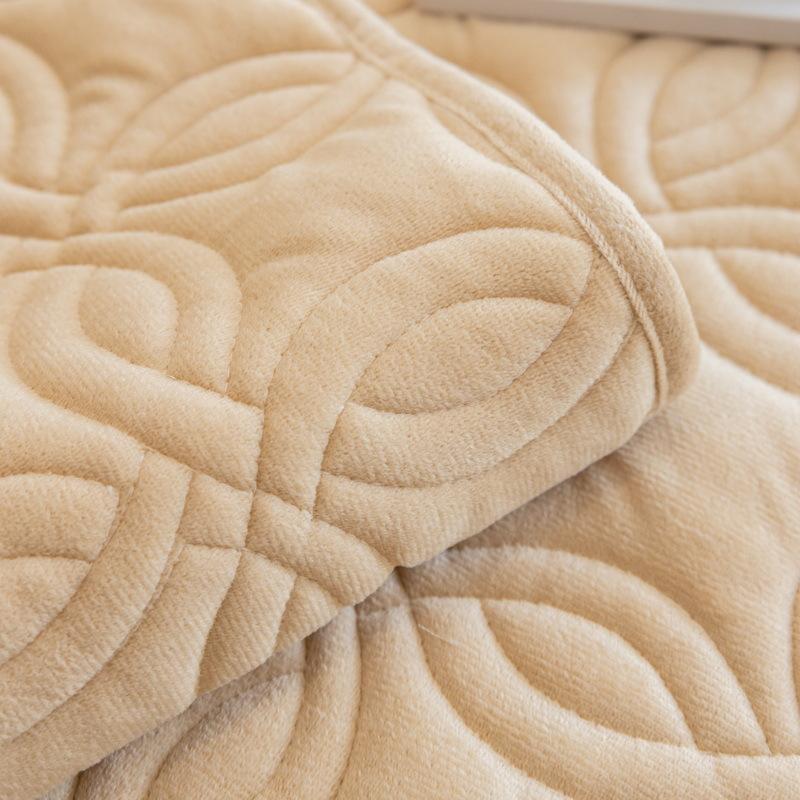 Современная простая подушка для дивана из молочного бархата, универсальная нескользящая подушка для сиденья, чехол для спинки, простой чехол для дивана на все времена года