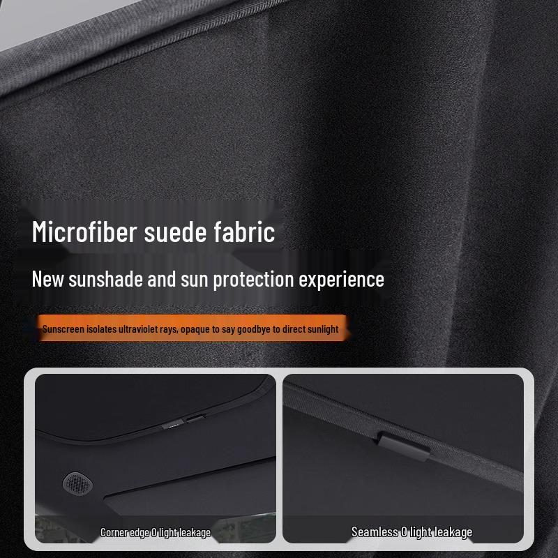 Солнцезащитный козырек люка Xiaomi SU7: Солнцезащитный козырек, Теплоизоляция, Светонепроницаемая шторка для крыши автомобиля.