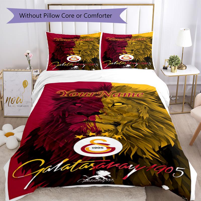 Galatasaray 153 Customize your name Bedding Set Breathable Duvet Cover with Pillowcases Home Decoration Birthday Gift