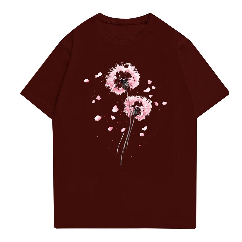 Женская мода повседневная футболка с круглым вырезом и короткими рукавами, топ, футболка, топ