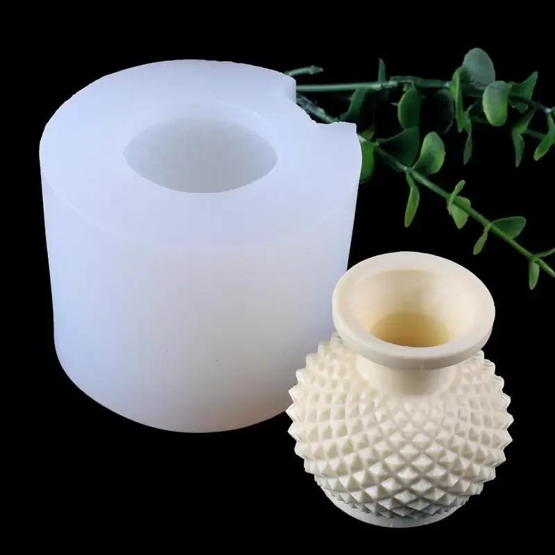 Креативная новая 3D форма для вазы, кристальная форма, DIY, автомобильный, ароматический, гипсовый, декорация, украшения, украшение, ручная работа, форма для украшений торта