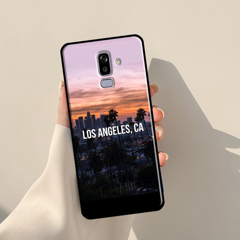 Чехол Лос-Анджелес Калифорния для Samsung Galaxy J3 J5 J7 2017 A3 A5 J1 2016 J4 J6 Plus A6 A7 A8 A9 J8 2018 Coque