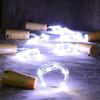Pleasure Holiday 15/20 LED Wine Bottle Cork Lights Silver Wire for Wedding Festival Party Decor