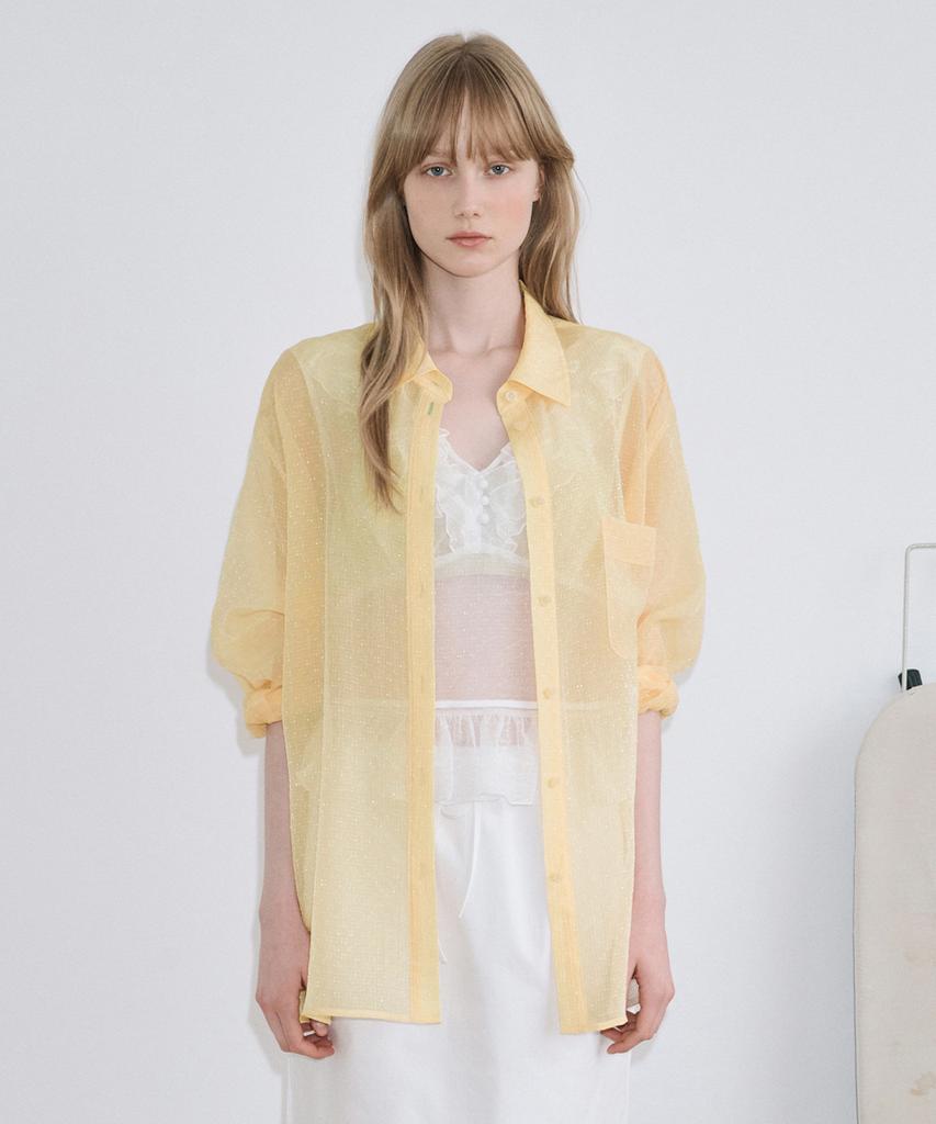 SINOON Sheer Glow Shirt (Yellow)
