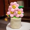 Lifelike Sunflower Plants Plush Toys Stuffed Daisy Flower Soft Bookshelf Decor Doll Creative Potted Flowers Pillow Cute Gift