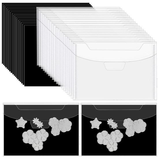40 шт. сумка для хранения штампов, утолщенные магнитные листы, простая и удобная организация, аксессуары для скрапбукинга своими руками