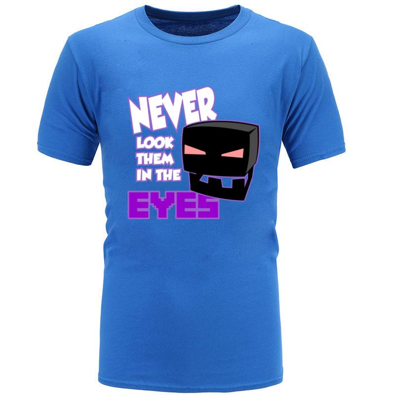EnderUnisex Eyes Game Tshirts Funny Design New Normal Fall Tops Shirt Good Quality Birthday Tee Shirt Boy Cotton Fabric