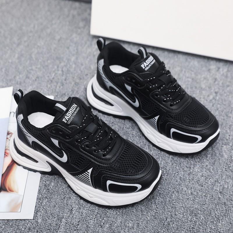 [Производитель] Универсальная платформа кроссовки для папы женские 2025 весенние спортивные туфли женские туфли сетчатые повседневные туфли