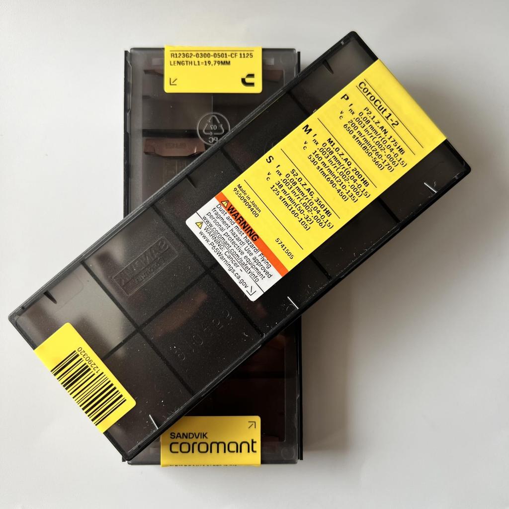 Sandvik / R123G2-0300-0501-CF 1125 / Оригинальная шведская пластина из твердого сплава 10 шт