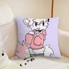 Cartoon BBoykisser SSilly Cat cushion cover Plush Fabric Soft Double Sided Print Sofa Cushion Cover Throw Pillow Covers