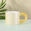 Creative Light Luxury Pearlescent Glaze Boys And Girls High Value Cup Couple Afternoon Tea Souvenir Coffee Cup