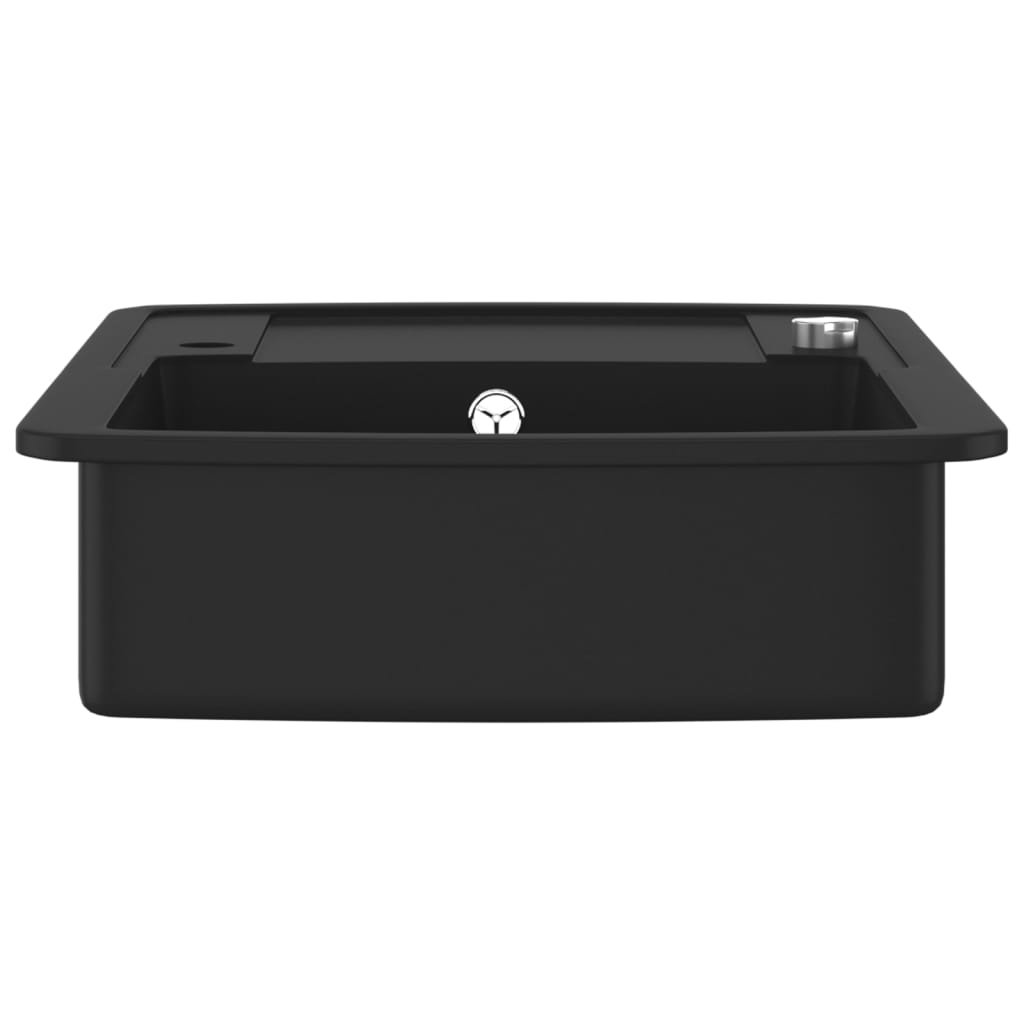 Granite Single Basin Sink Black
