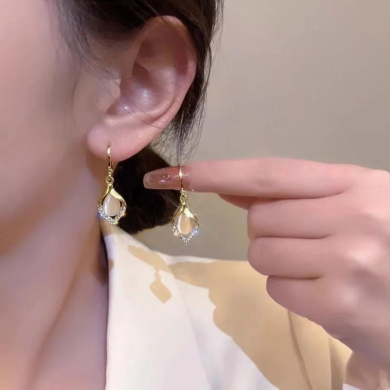 Серьги «Кошачий глаз»