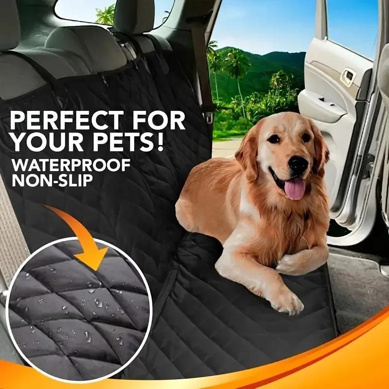 Чехол на заднее сиденье автомобиля, коврик для собак, одеяло, гамак, дорожный коврик для щенка, защитный чехол для домашних животных, прочный, для автомобиля, грузовика, внедорожника, водонепроницаемые коврики